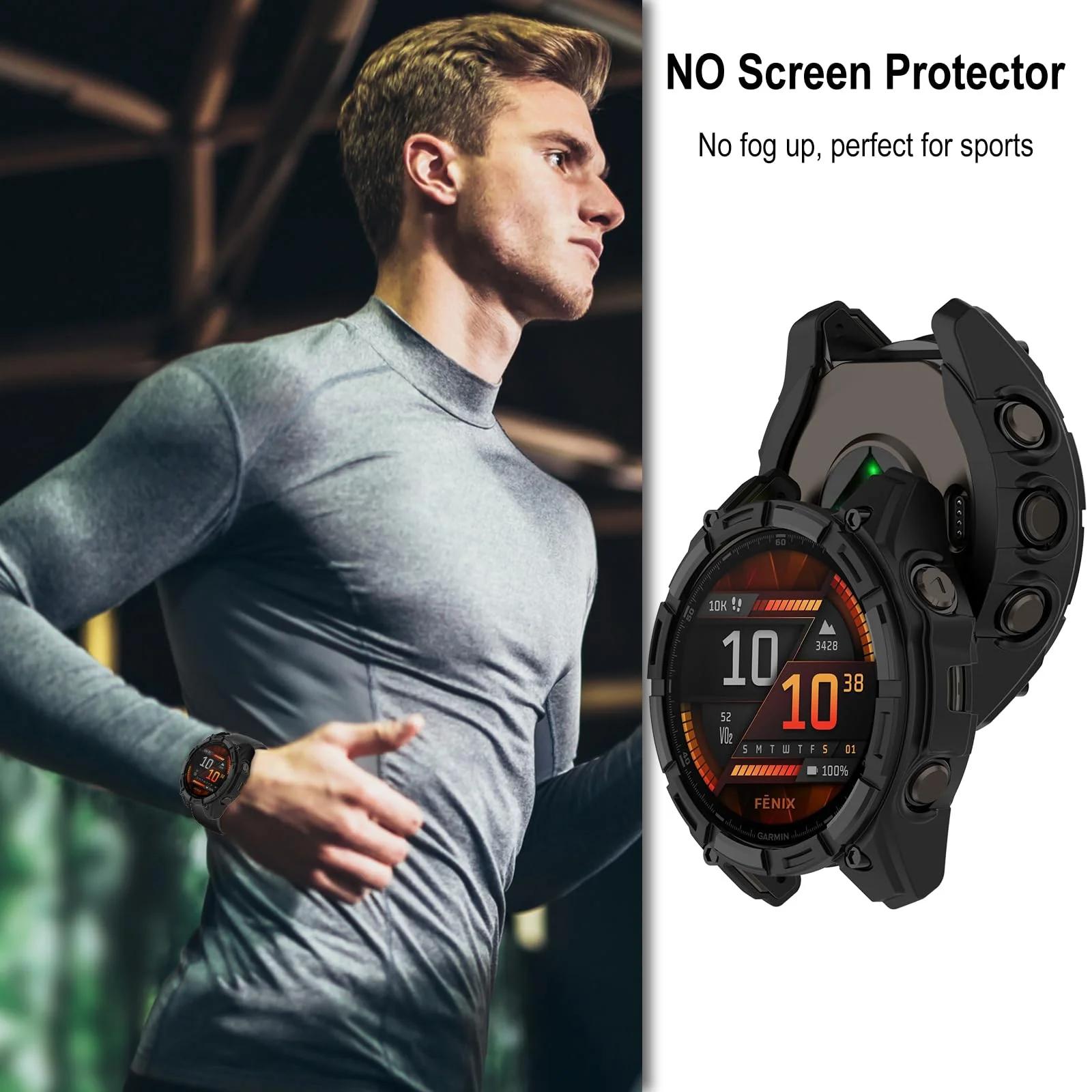 SumRioo pehme TPU kaitse Garmin Fenix 8 51 mm elegantne kaitse – lisavaade