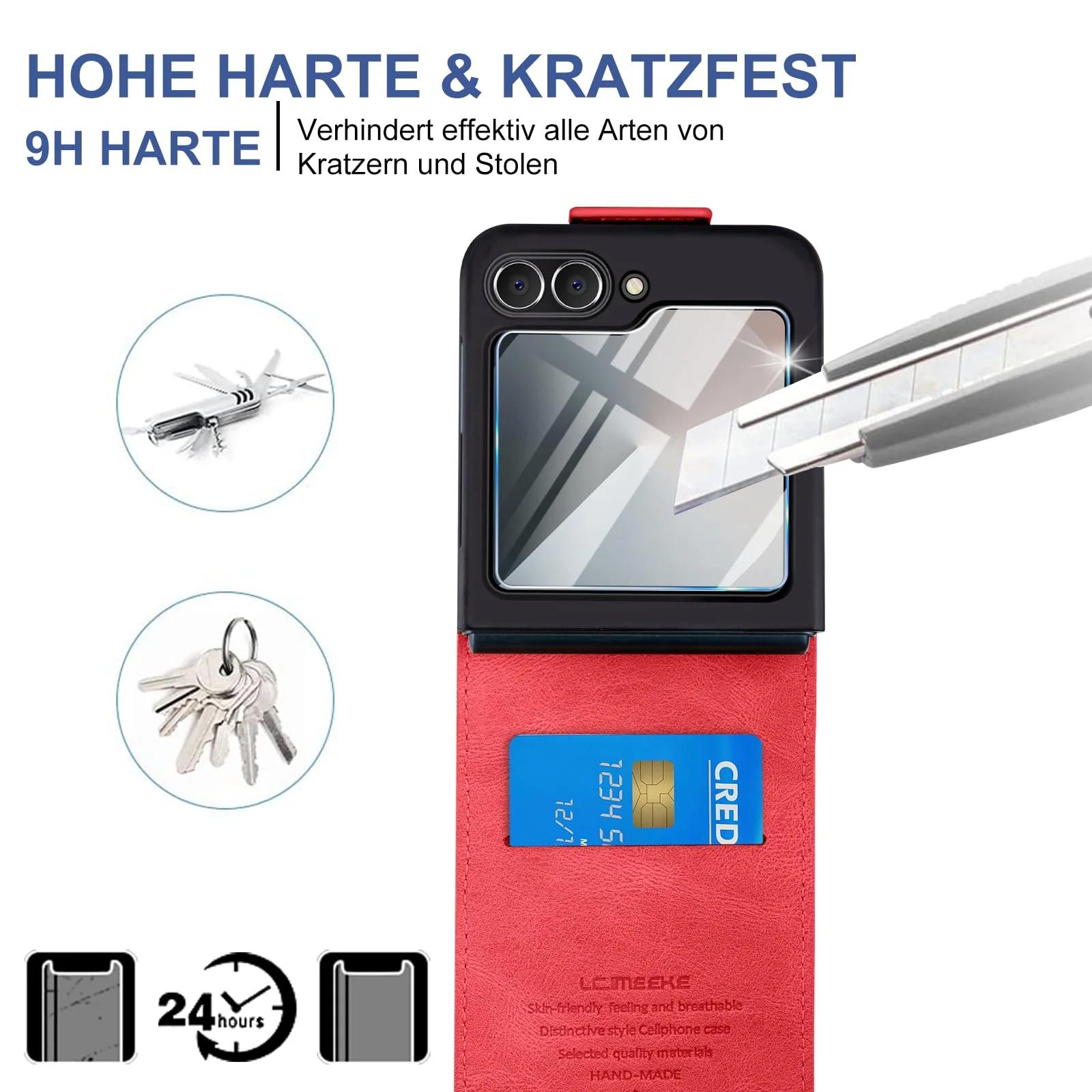 Giyer nahkne kaitsekott Samsung Galaxy Z Flip 6 jaoks – pilt 6