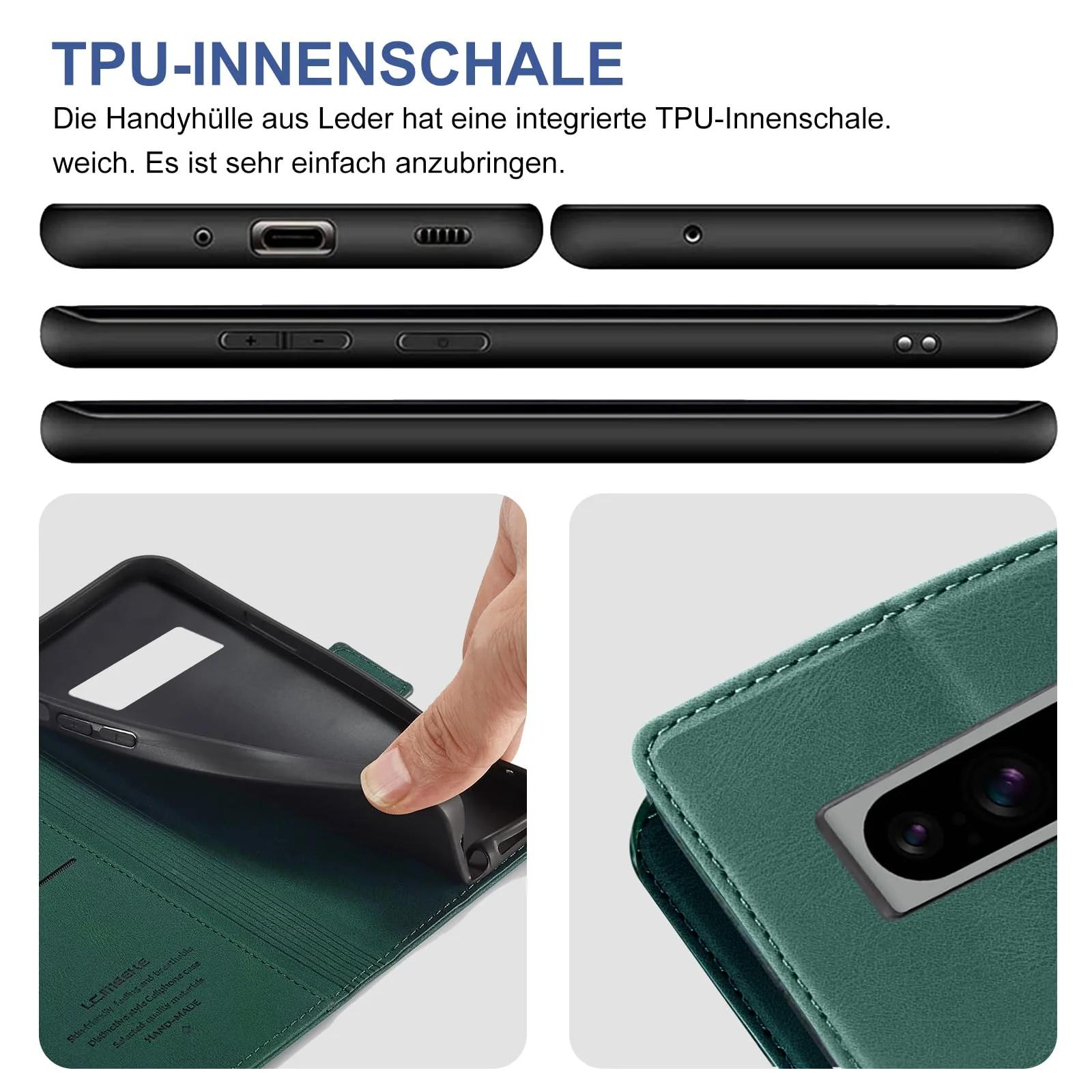 Giyer pehme PU-nahast kaitseümbris Pixel 8 Pro — rahakotiga – pilt 6