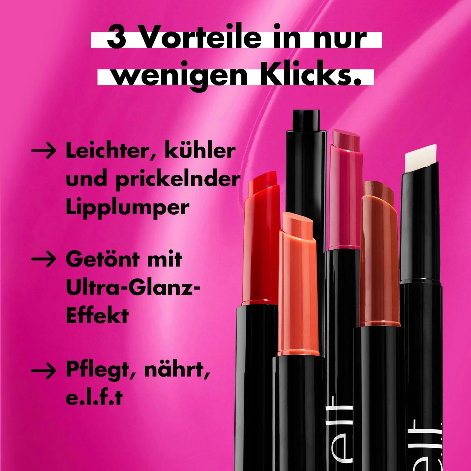 e.l.f. niisutav huuleplumper ja gloss — 3‑in‑1 hooldus – pilt 6