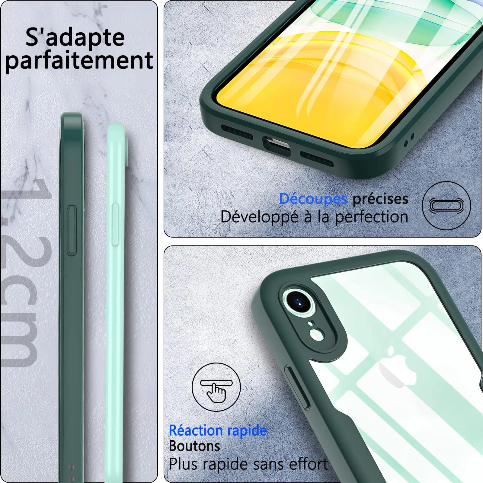 OWKEY kaitsev TPU ümbris iPhone XR jaoks — 360° kaitse ja – kasutusnäide