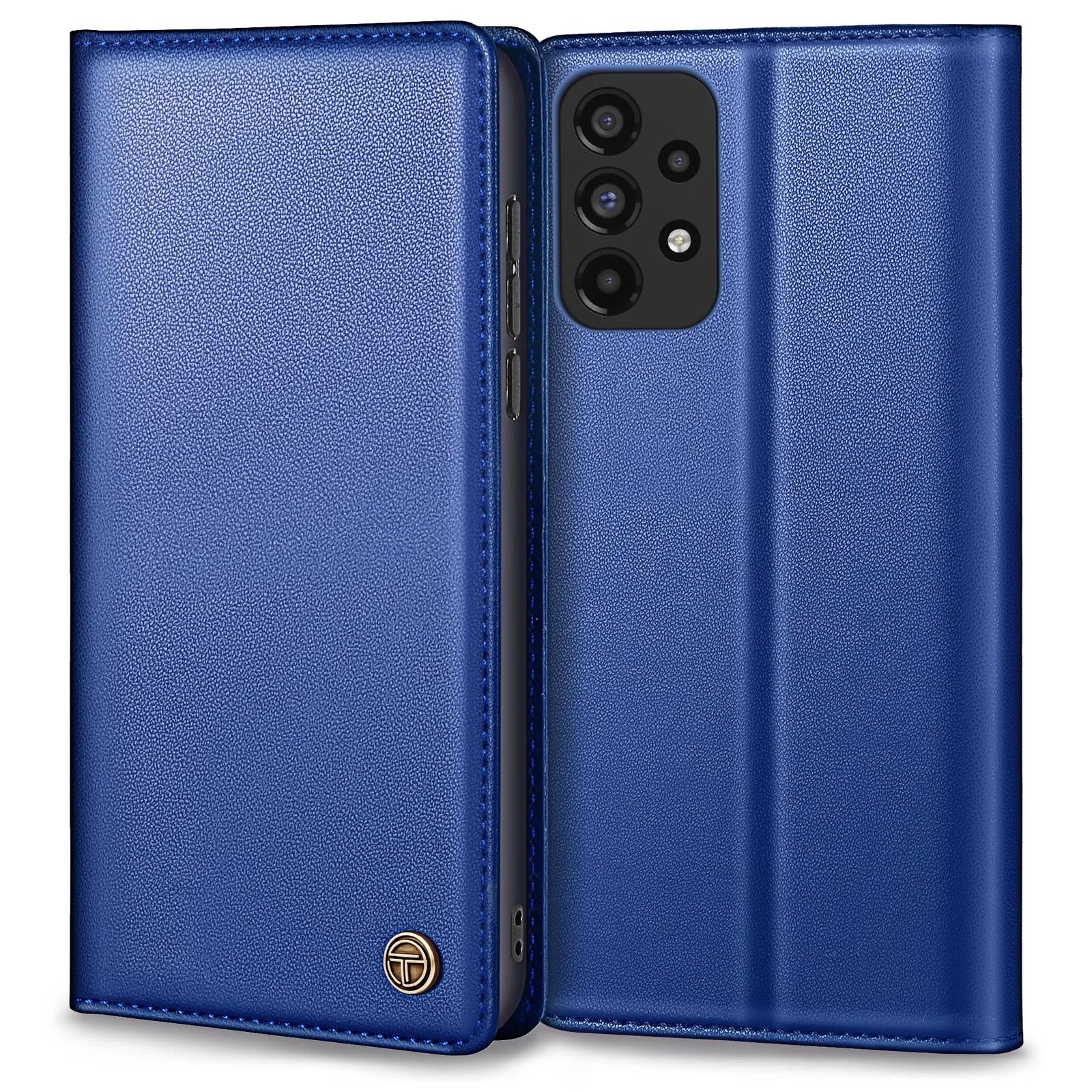 Thorhülle premium PU-nahast kaitsekate Galaxy A53 jaoks