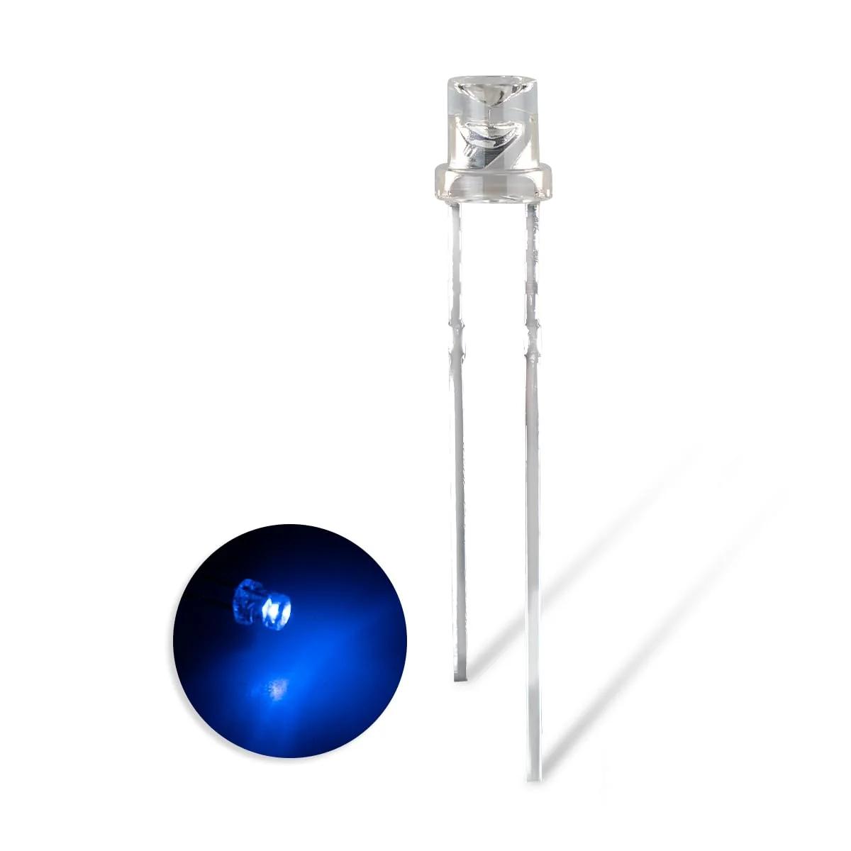 Innfeeltech sinine 3 mm LED (100 tk) – täpne ja vastupidav