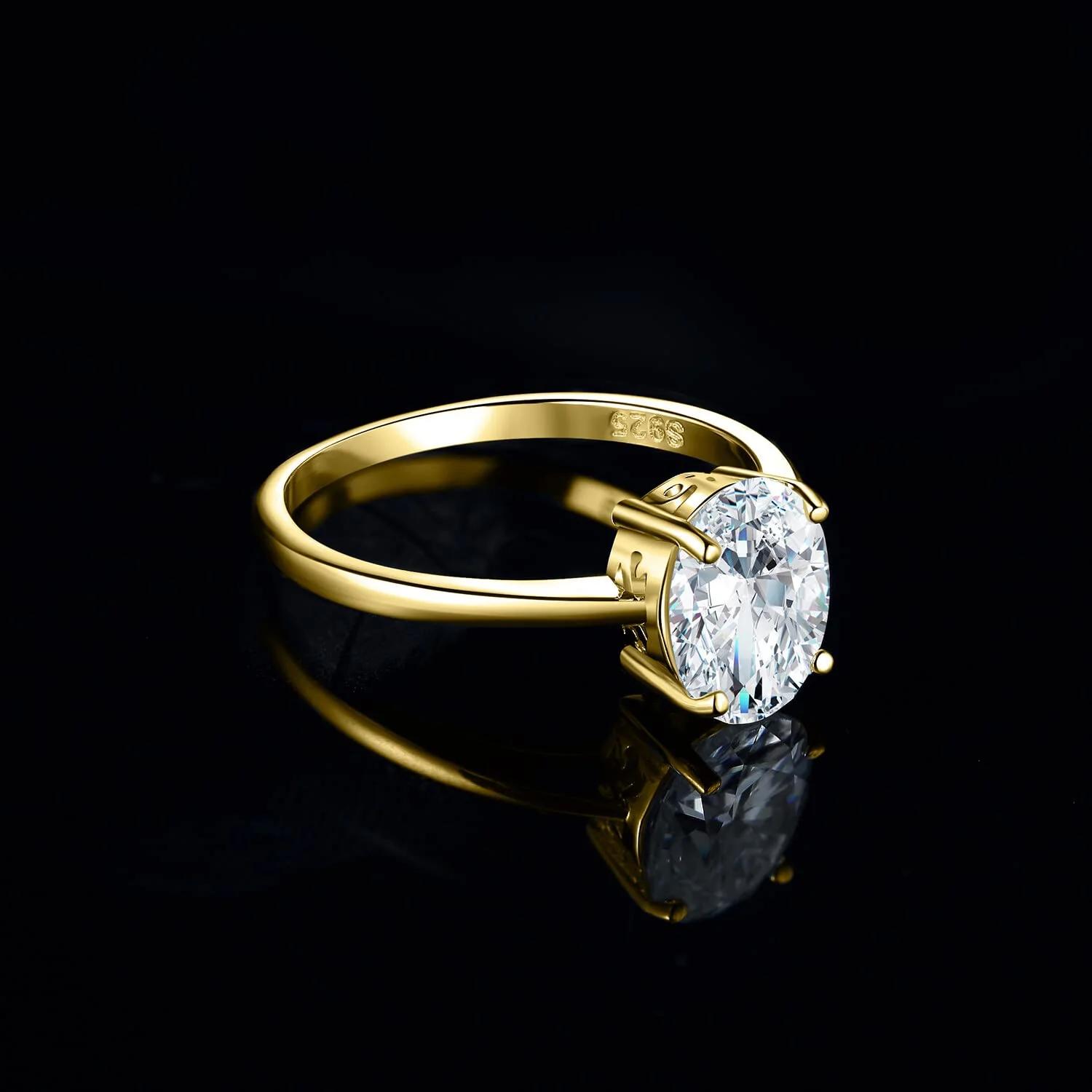 JewelryPalace hõbedane 925 sõrmusekomplekt zilkonia sära – pakend ja tarvikud