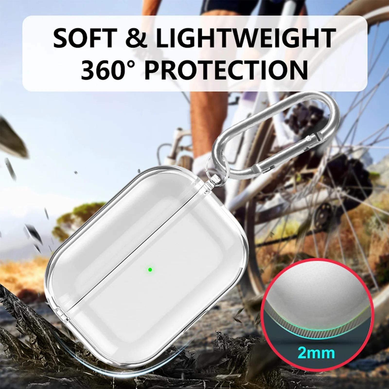 Fitudoos läbipaistev TPU kaitsekott AirPods Pro 3 jaoks – pilt 6