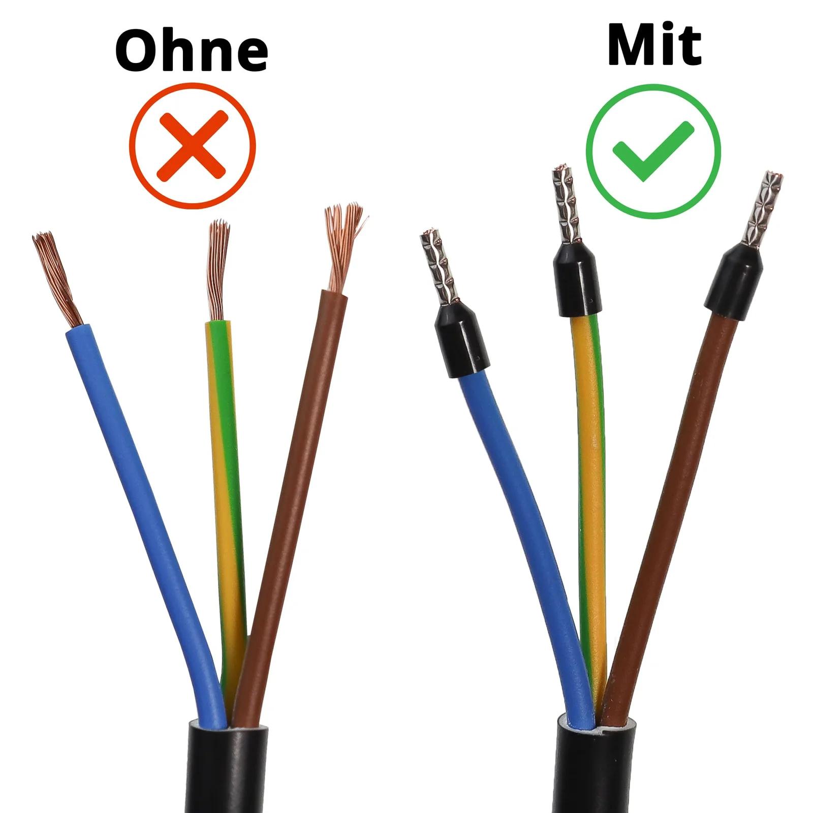 Afeld Elektro isoleeritud juhtmepistik 1,5 mm² — 50 tk – kasutusnäide