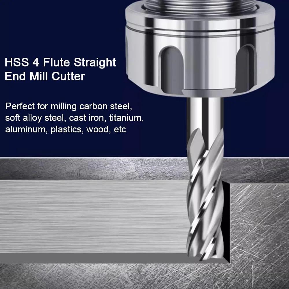 ASNOMY HSS 10 mm varrega freesor terav ja vastupidav – pilt 6