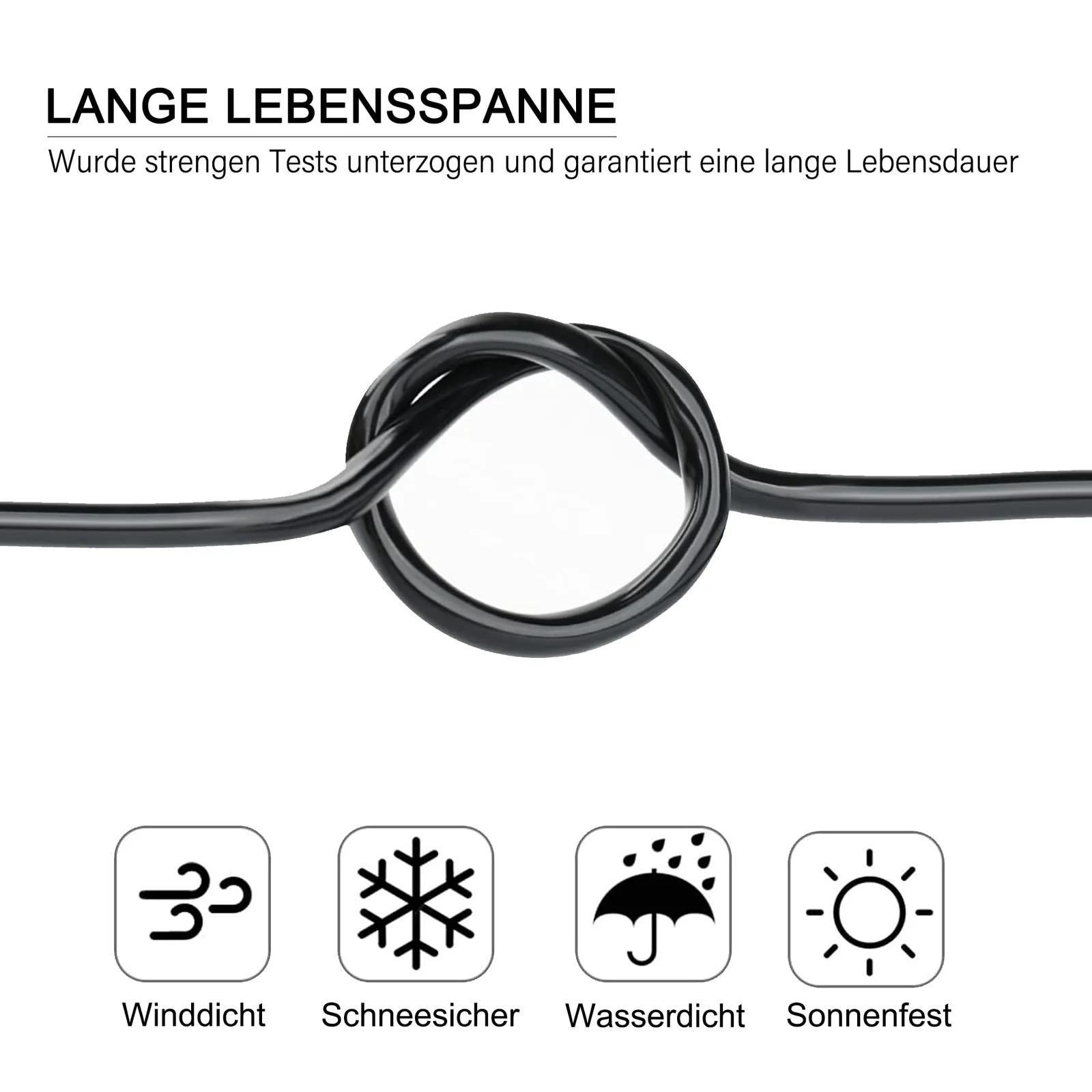 ENERJOUR vastupidav PVC-juhe 14 AWG 2×2,0mm² – kasutusnäide