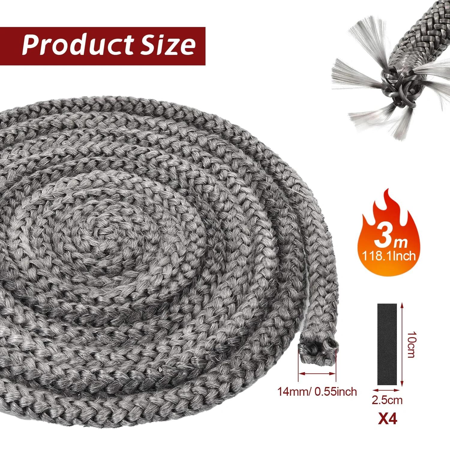 Suitedget vastupidav klaaskiust kamintihend 14mm 3m – detailne vaade