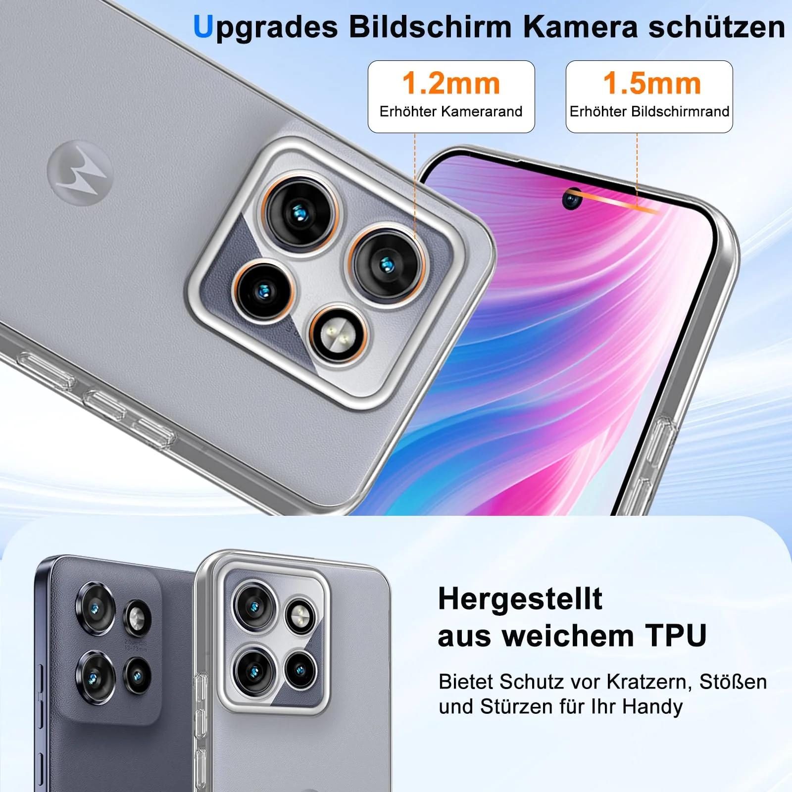 Simply Speakers pehme TPU kaitse Motorola Edge 50 neo jaoks – kasutusnäide