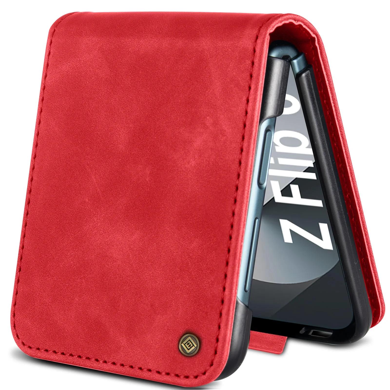 Giyer nahkne kaitsekott Samsung Galaxy Z Flip 6 jaoks