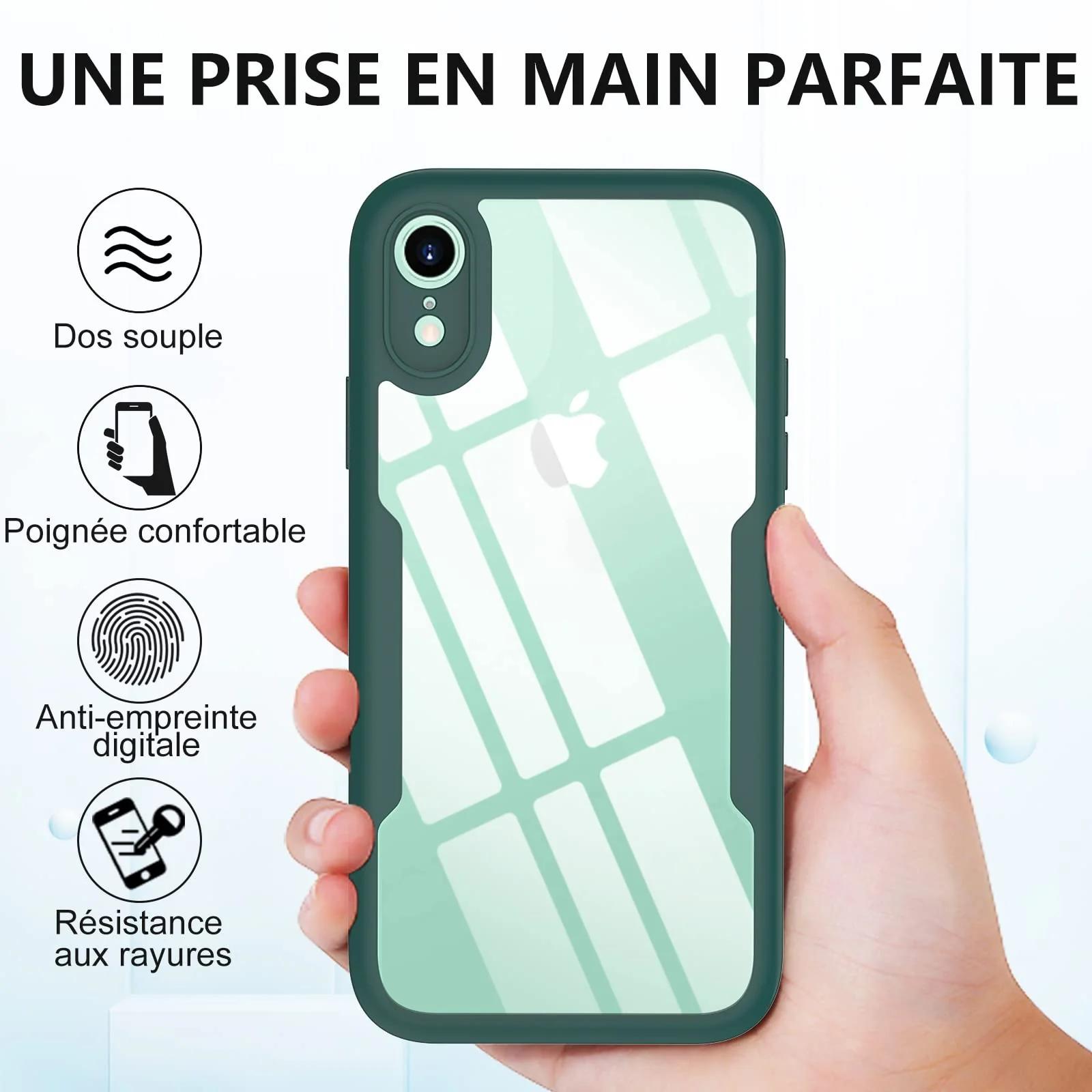 OWKEY kaitsev TPU ümbris iPhone XR jaoks — 360° kaitse ja – lisavaade