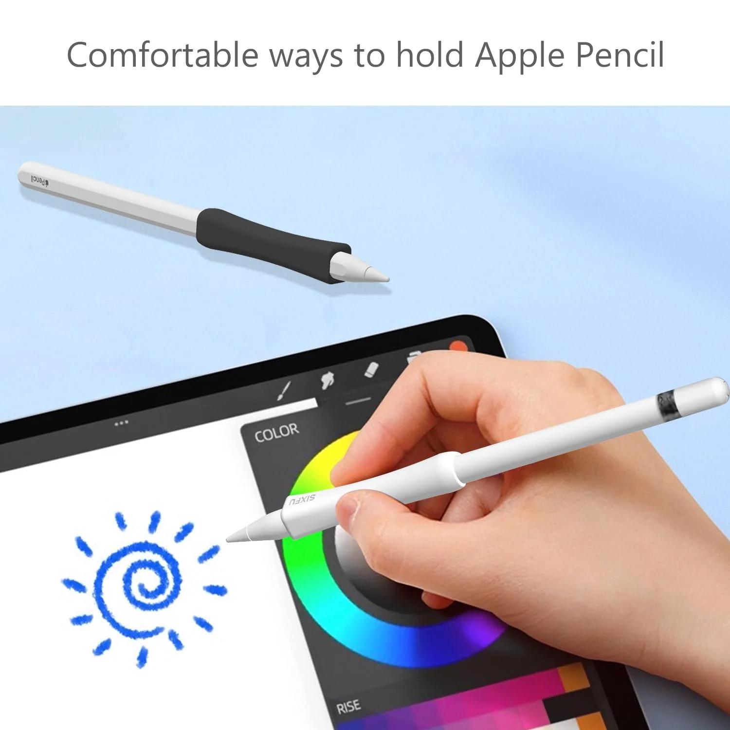 SIXFU pehme kummist käepide Apple Pencilile — mugav kirjutus – pilt 6