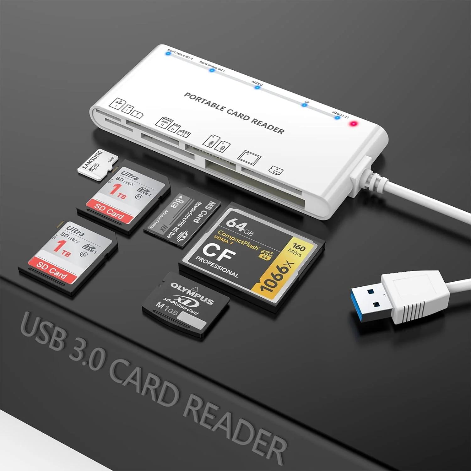 Rocketek mitmekaardilugeja USB 3.0 — kiire ja mitmekülgne