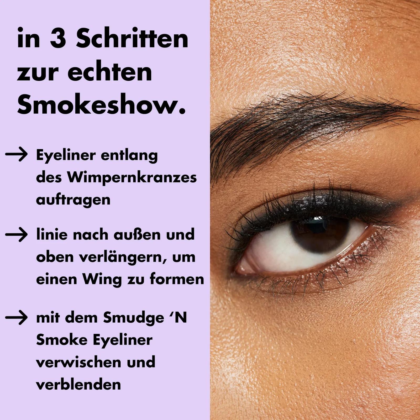 e.l.f. silmapliiats Smoky Kohl — siidine kajal smokey-efekt – kasutusnäide