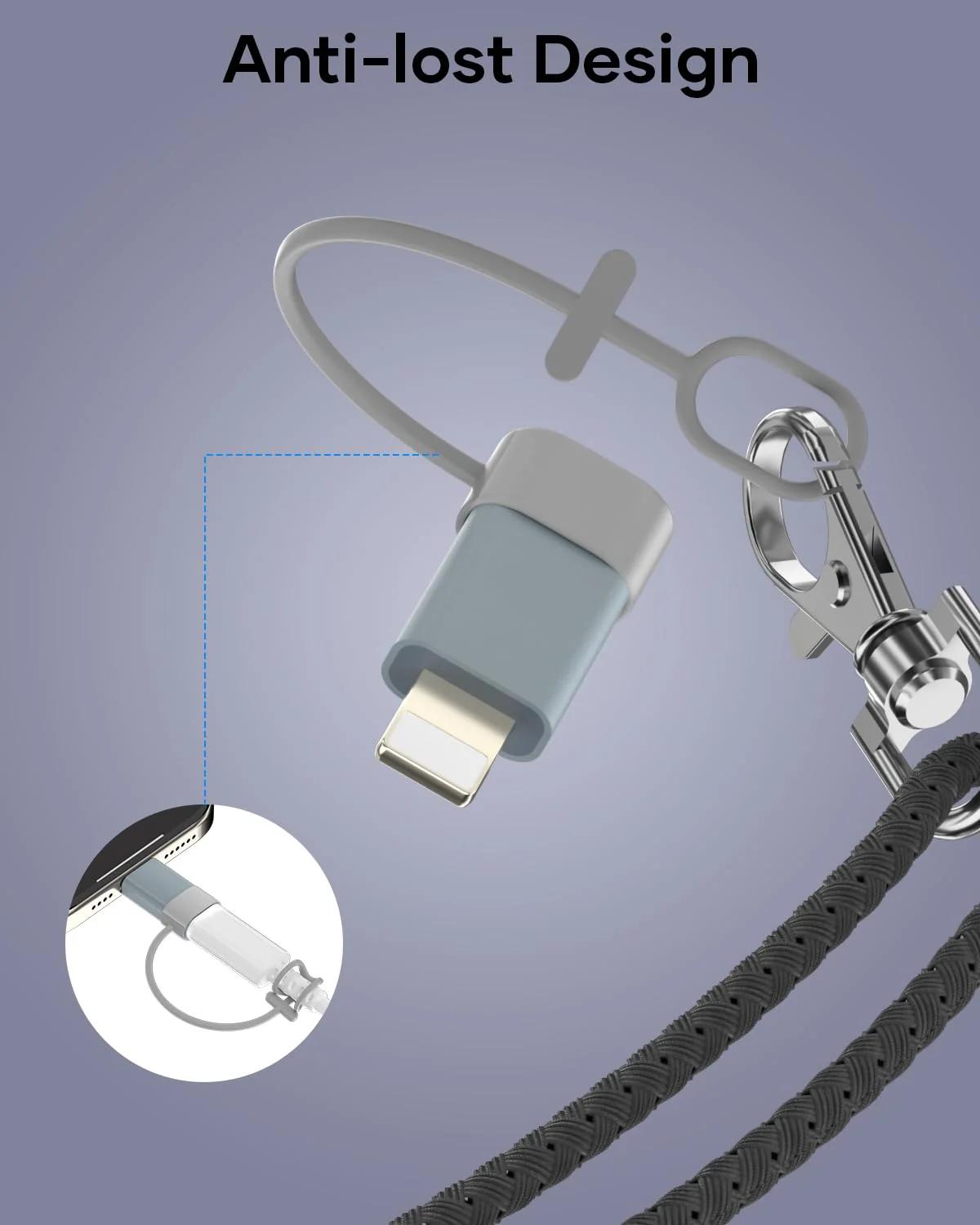 Zestiq alumiiniumist USB-C–Lightning adapter — kompaktne – pilt 7