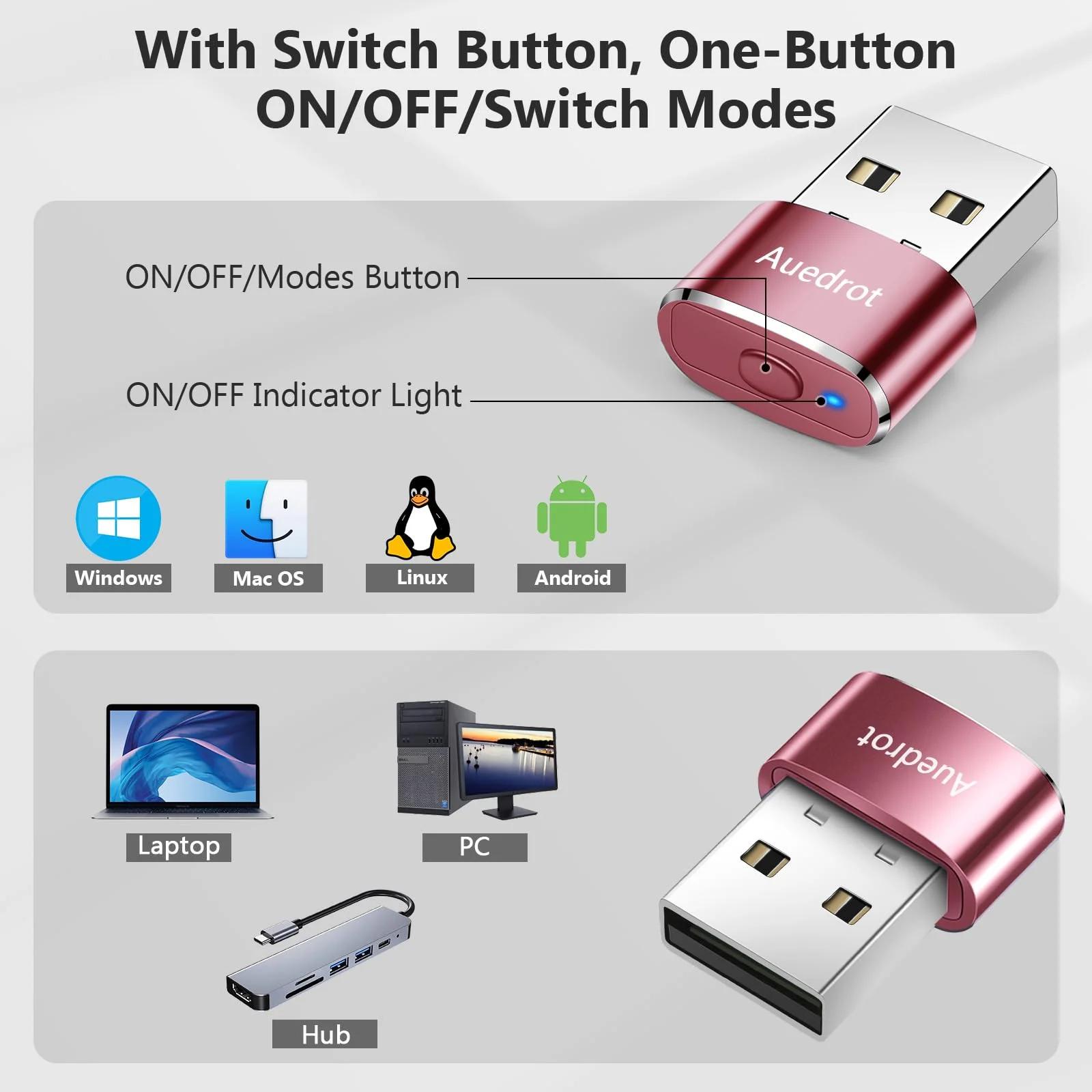 AUEDROT metallist USB-hiire liigutaja — diskreetne arvuti – lisavaade