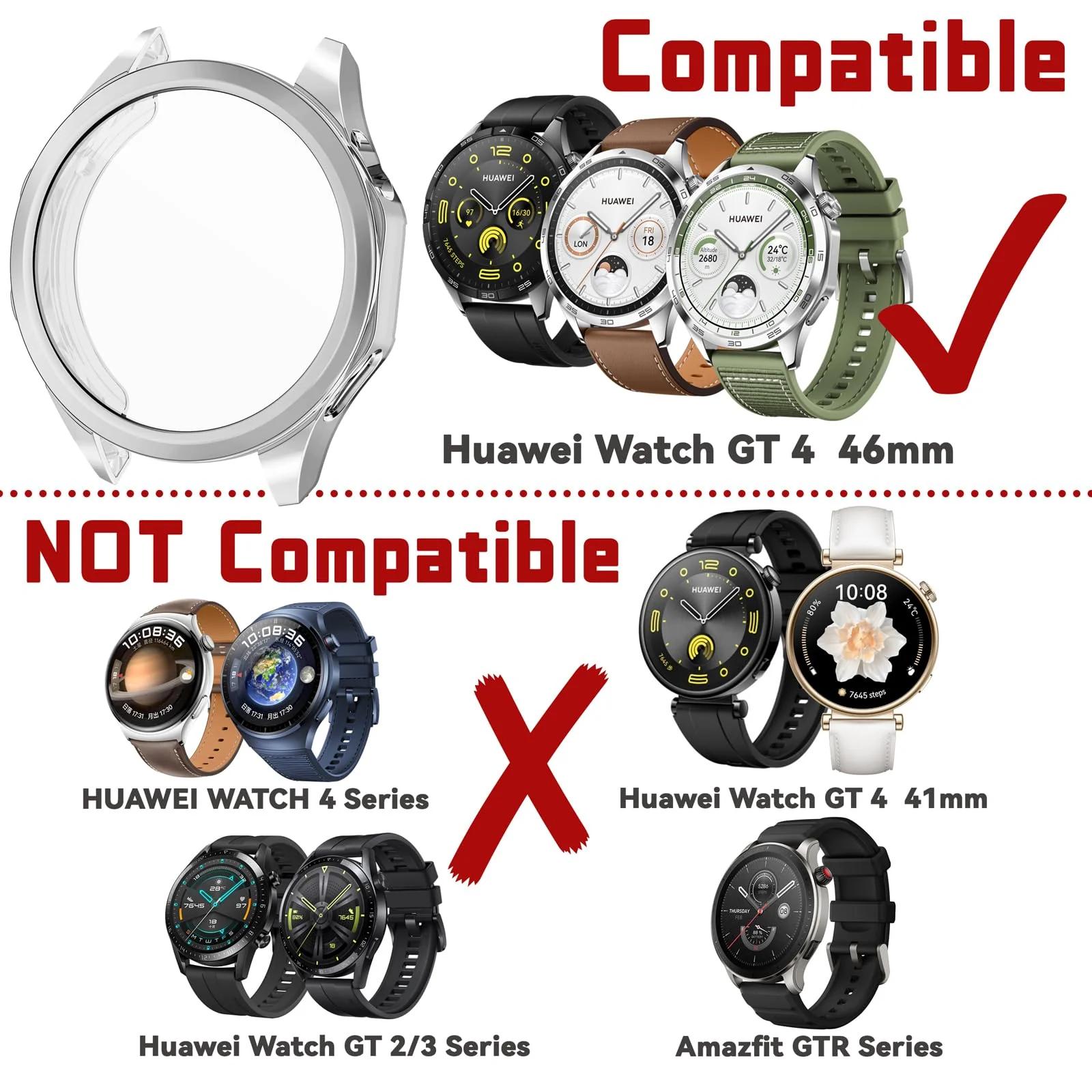 sciuU õhuke TPU-kaitse Huawei Watch GT 4 46mm jaoks – lisavaade
