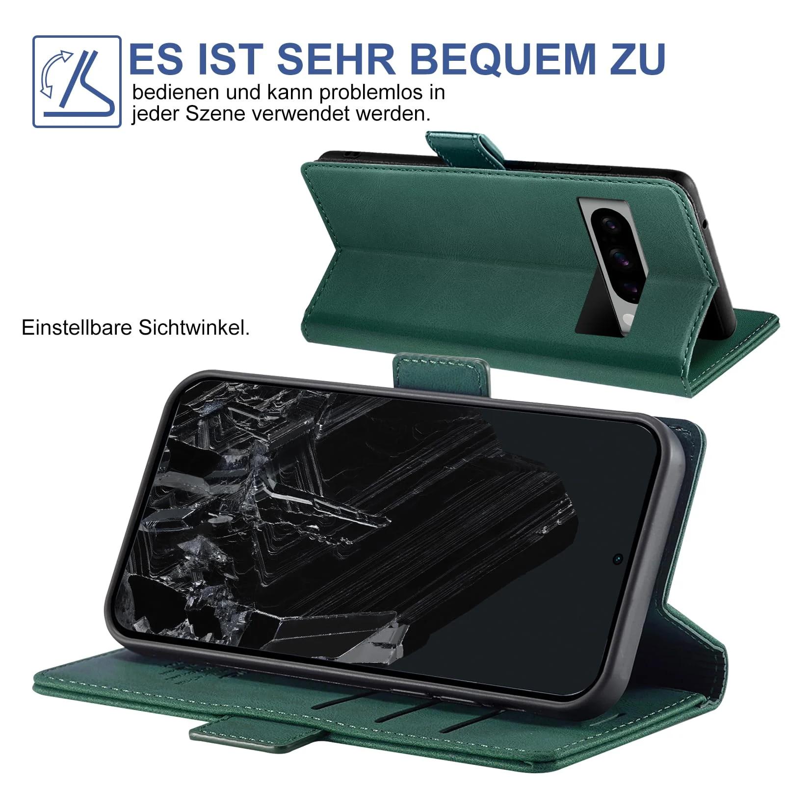 Giyer pehme PU-nahast kaitseümbris Pixel 8 Pro — rahakotiga – lisavaade