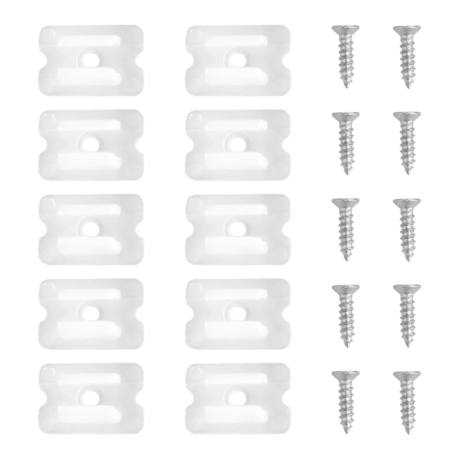 ELOUYCKE vastupidav plastikklamber LED-ribade paigalduseks