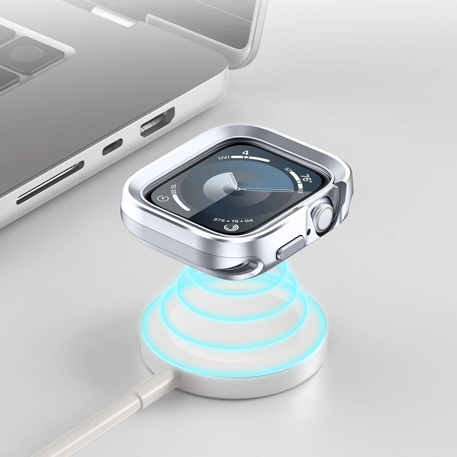Amizee metallist kaitseümbris Apple Watch 45mm — vastupidav – pilt 6
