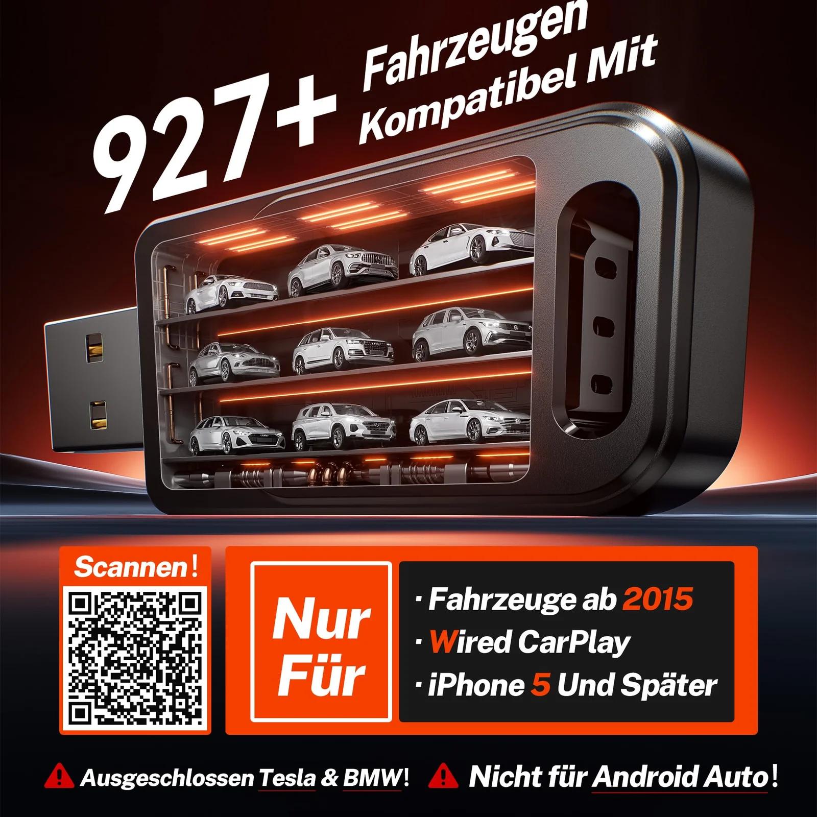 Cleviton juhtmevaba CarPlay adapter — kiire ja kompaktne lahendus – pilt 6
