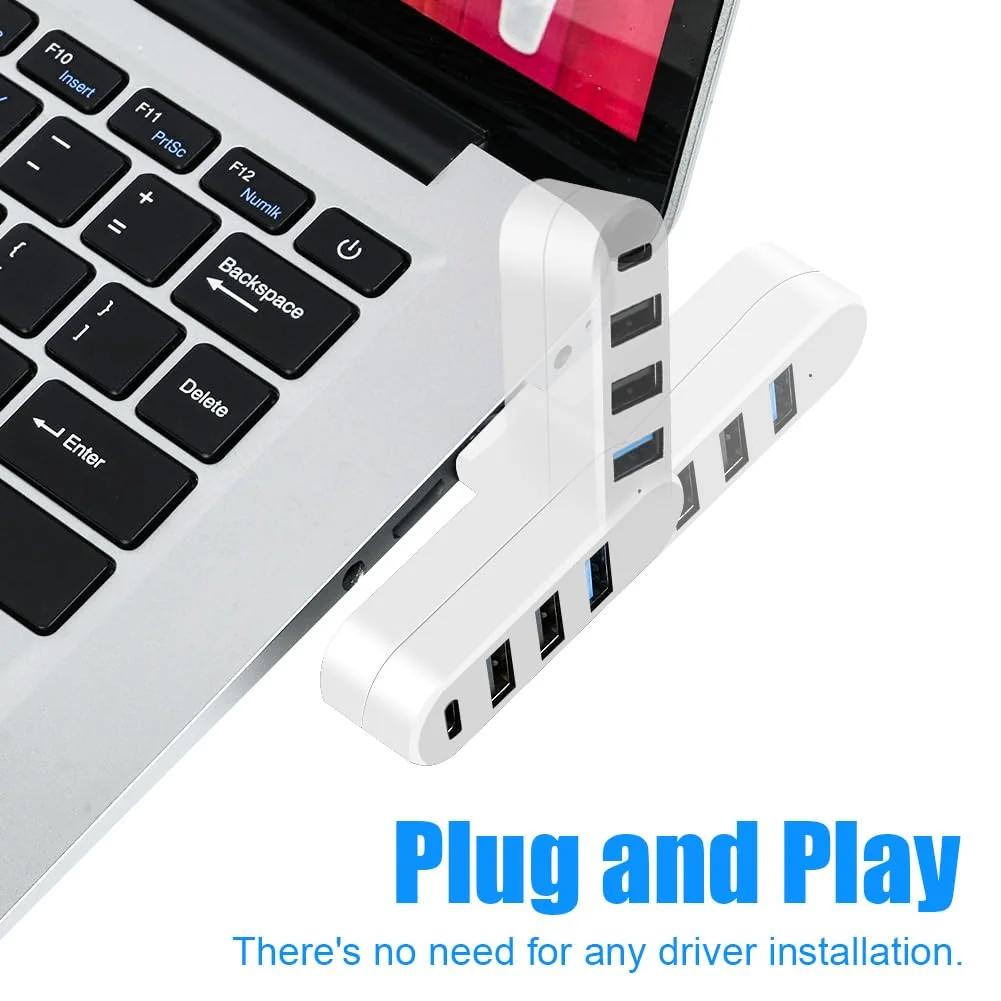 AXFEE vastupidav 4-port USB-hub – kompaktne laiendus sülearvutile – pilt 7