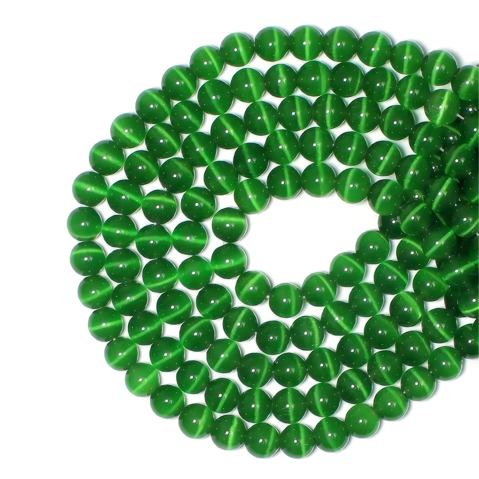 MJDCB tumerohelised 6mm kassisilm pärlid – kasutusnäide
