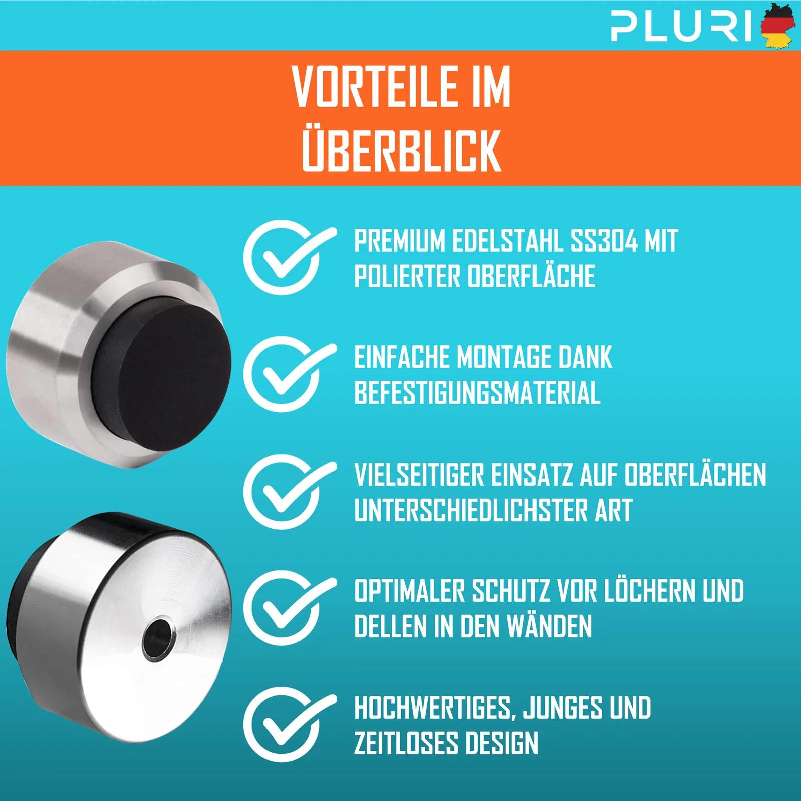PLURI roostevaba uksepiirde komplekt — premium kaitse seintele – pilt 6