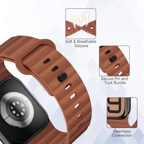 Wowstrap pehme sportlint Apple Watchile – hingav silikoon – kasutusnäide