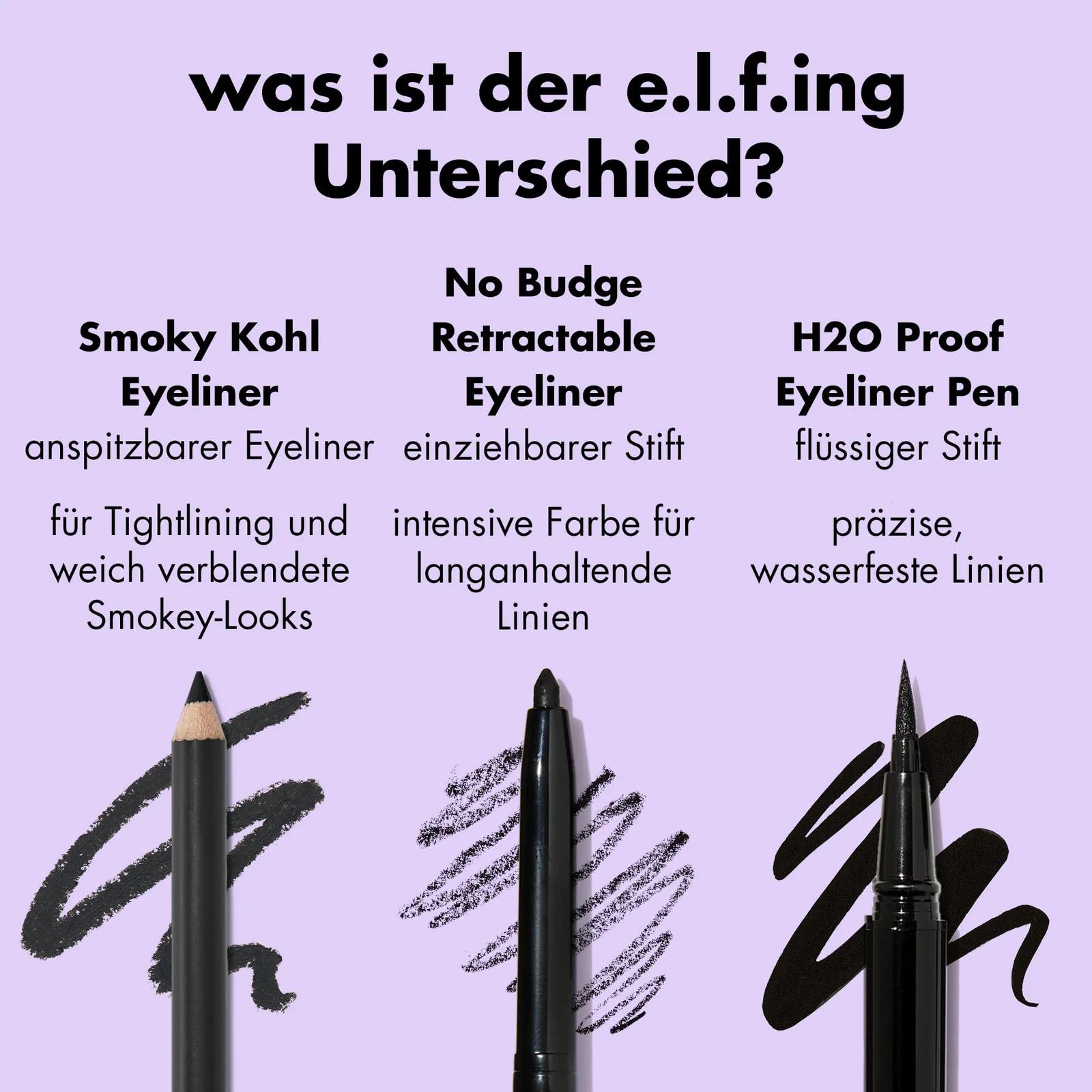 e.l.f. silmapliiats Smoky Kohl — siidine kajal smokey-efekt – lisavaade