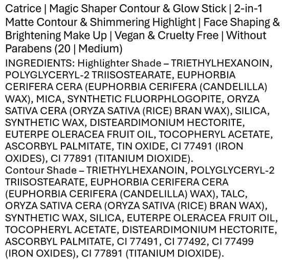 Catrice kreemjas konturstift ja glow — mitmeotstarbeline ilu – lisavaade