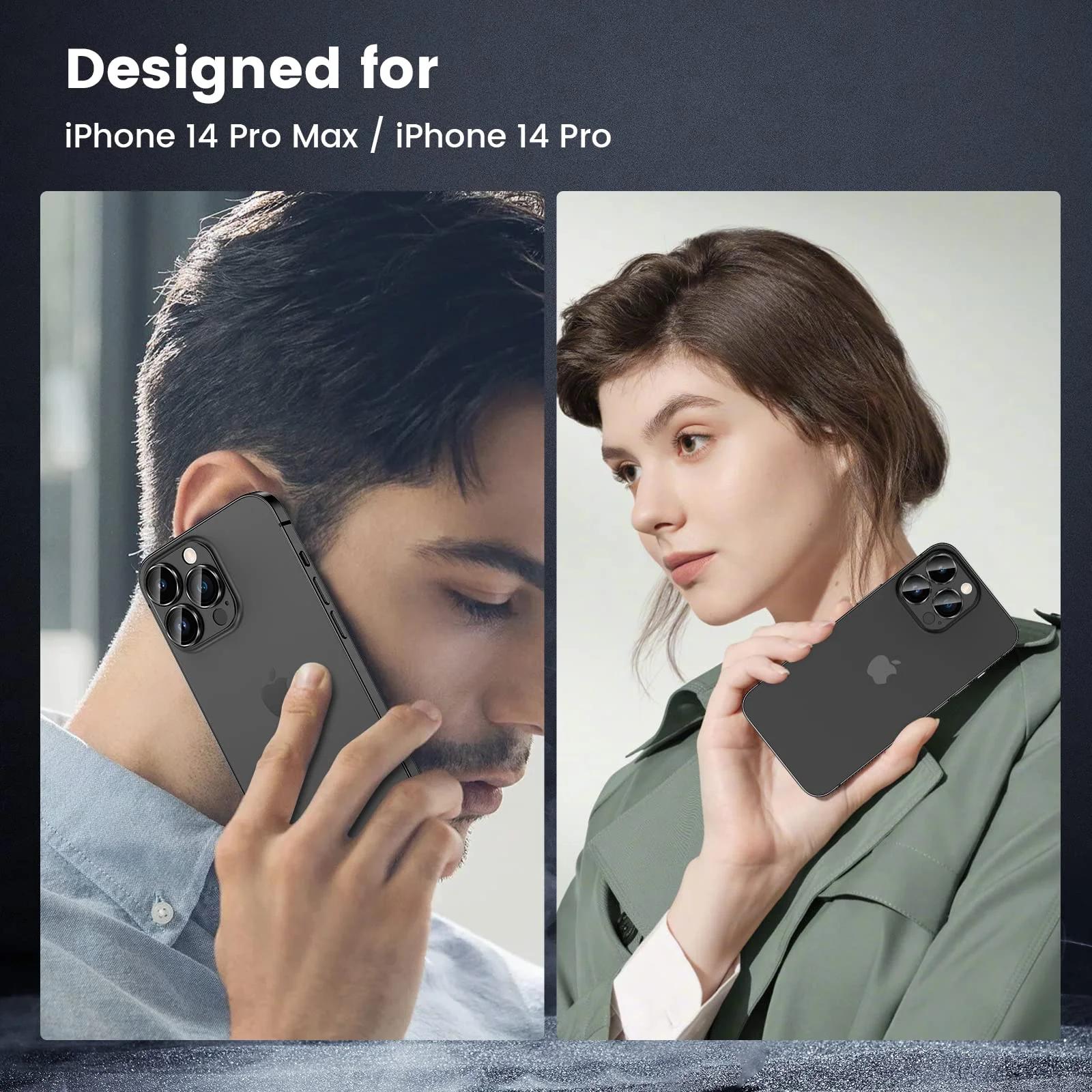 HWeggo alumiinium- ja klaasist kaamerakaitse iPhone 14 Pro jaoks – pilt 7