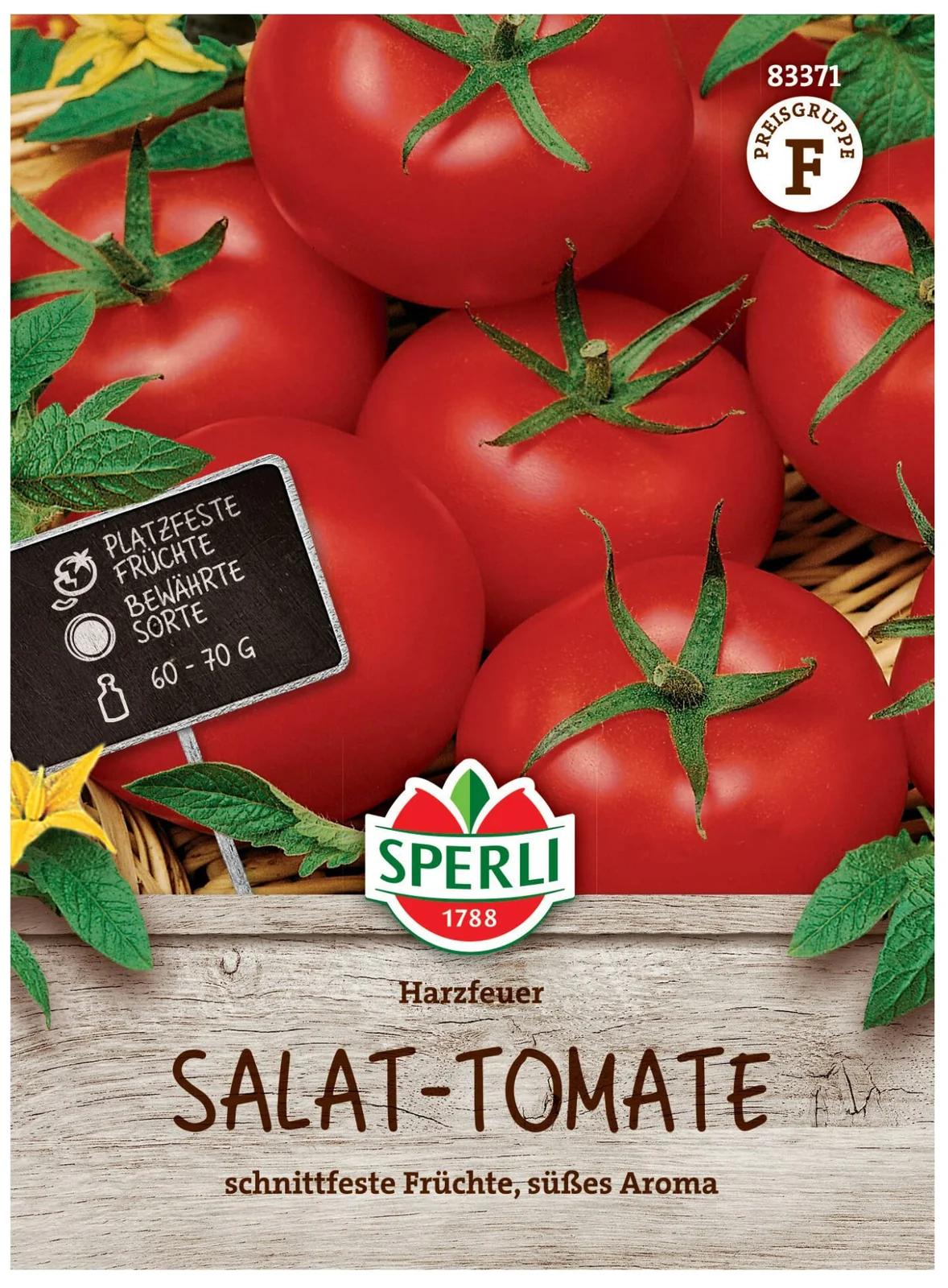 Sperli magus ja vastupidav salatitomat Harzfeuer seemned