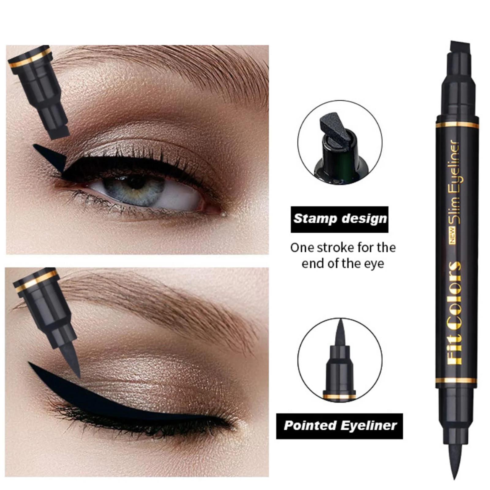 Sitovely vedel kaheotsaline eyeliner – kiire ja veekindel disain – kasutusnäide