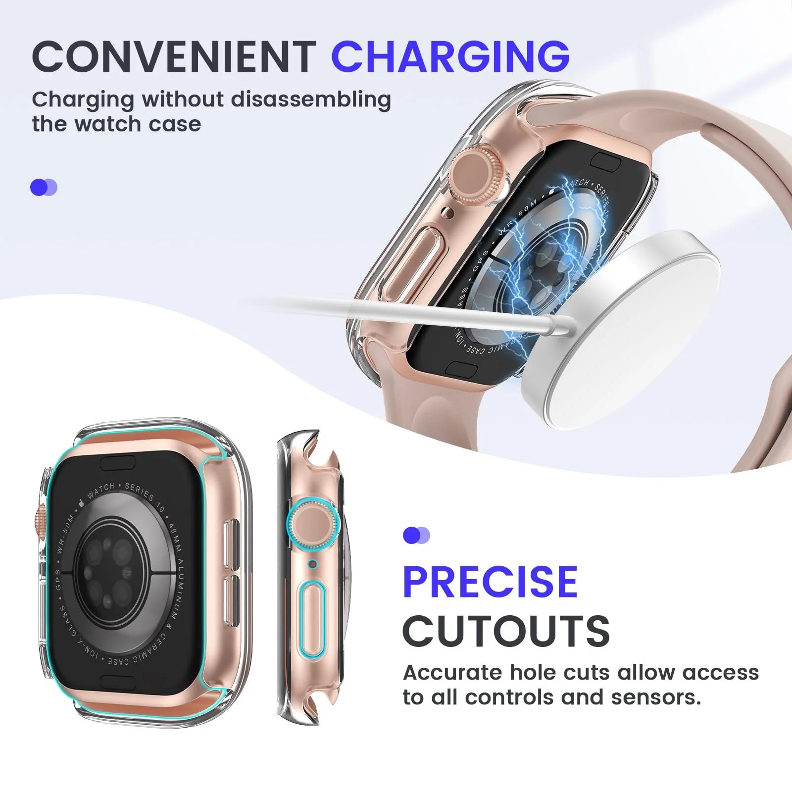 Kamita veekindel kaitseümbris Apple Watch 46mm — privaatsus ja – kasutusnäide