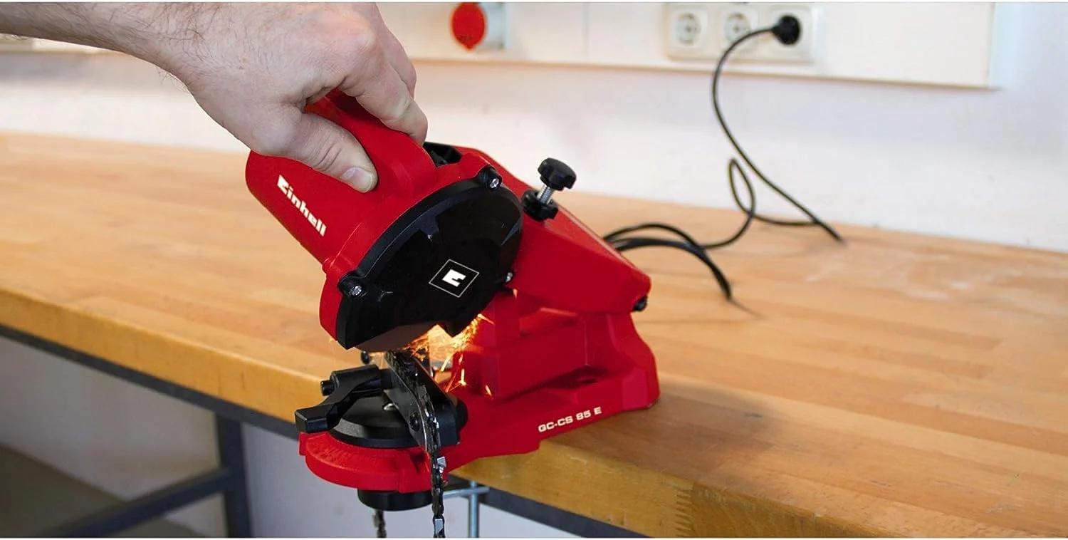 Einhell kettatera teritaja — täpne teritus koduaiatöödeks – detailne vaade