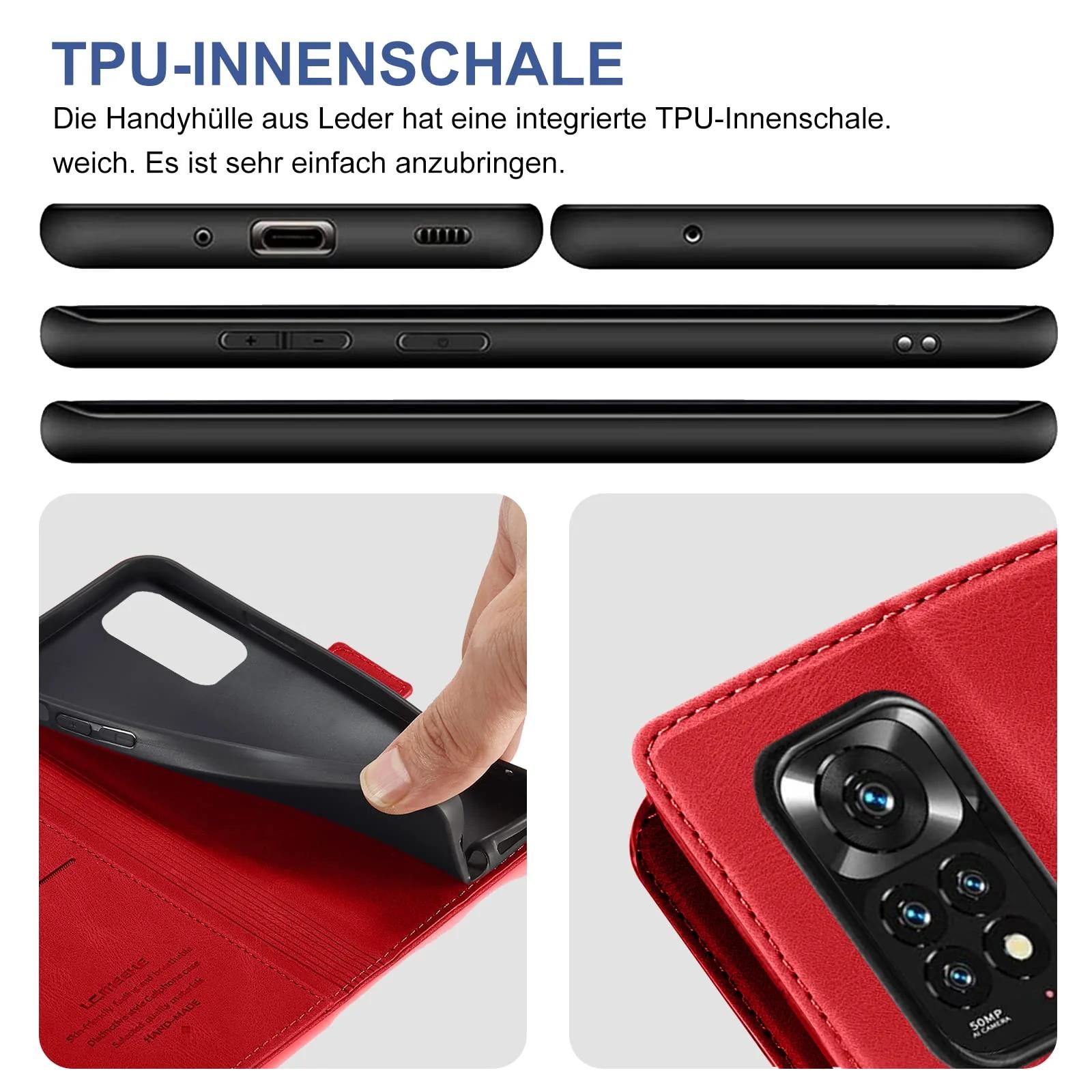 Giyer pehme PU-nahast kaitseümbris Xiaomi Redmi Note 11 Pro jaoks – pilt 6