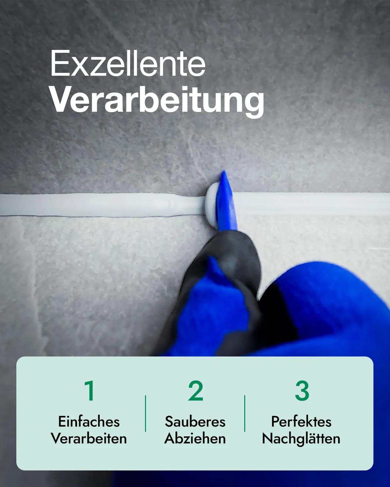 OTTOSEAL premium sanitaar-silikoon — vastupidav matt viimistlus – pakend ja tarvikud