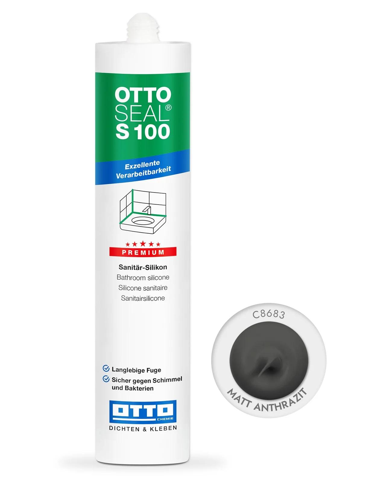 OTTOSEAL premium sanitaar-silikoon — vastupidav matt viimistlus