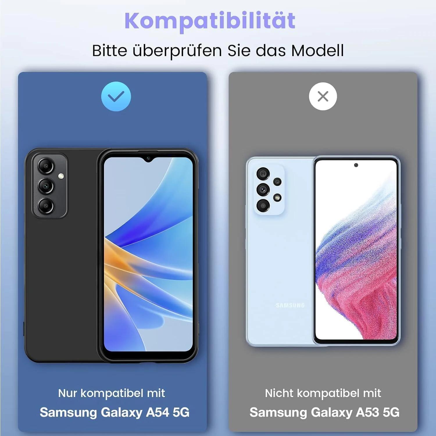 Filoto pehme silikoonkaitse Samsung Galaxy A54 jaoks – detailne vaade