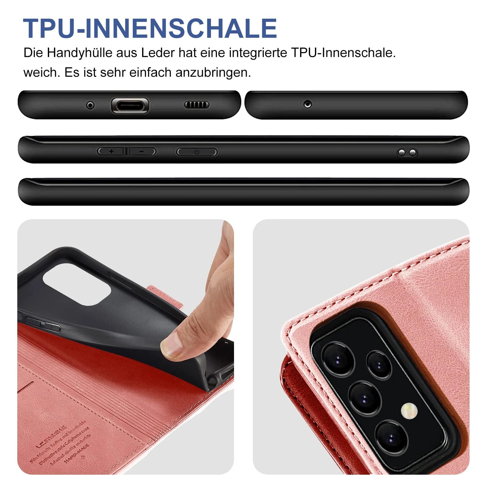Giyer pehme PU-nahast kaitsekott Samsung A32 5G jaoks – pilt 7