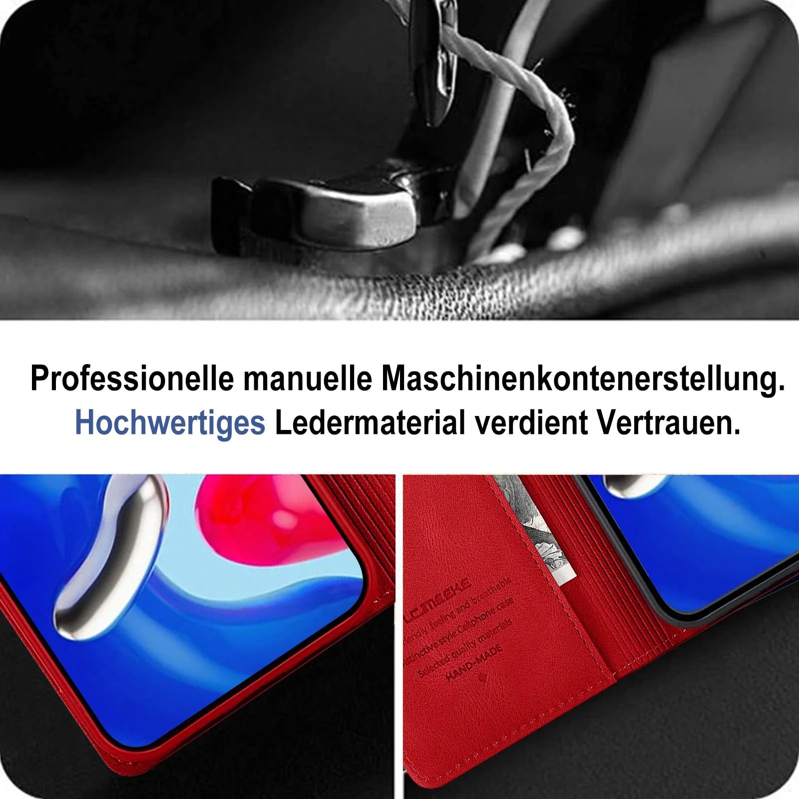 Giyer pehme PU-nahast kaitseümbris Xiaomi Redmi Note 11 Pro jaoks – pakend ja tarvikud