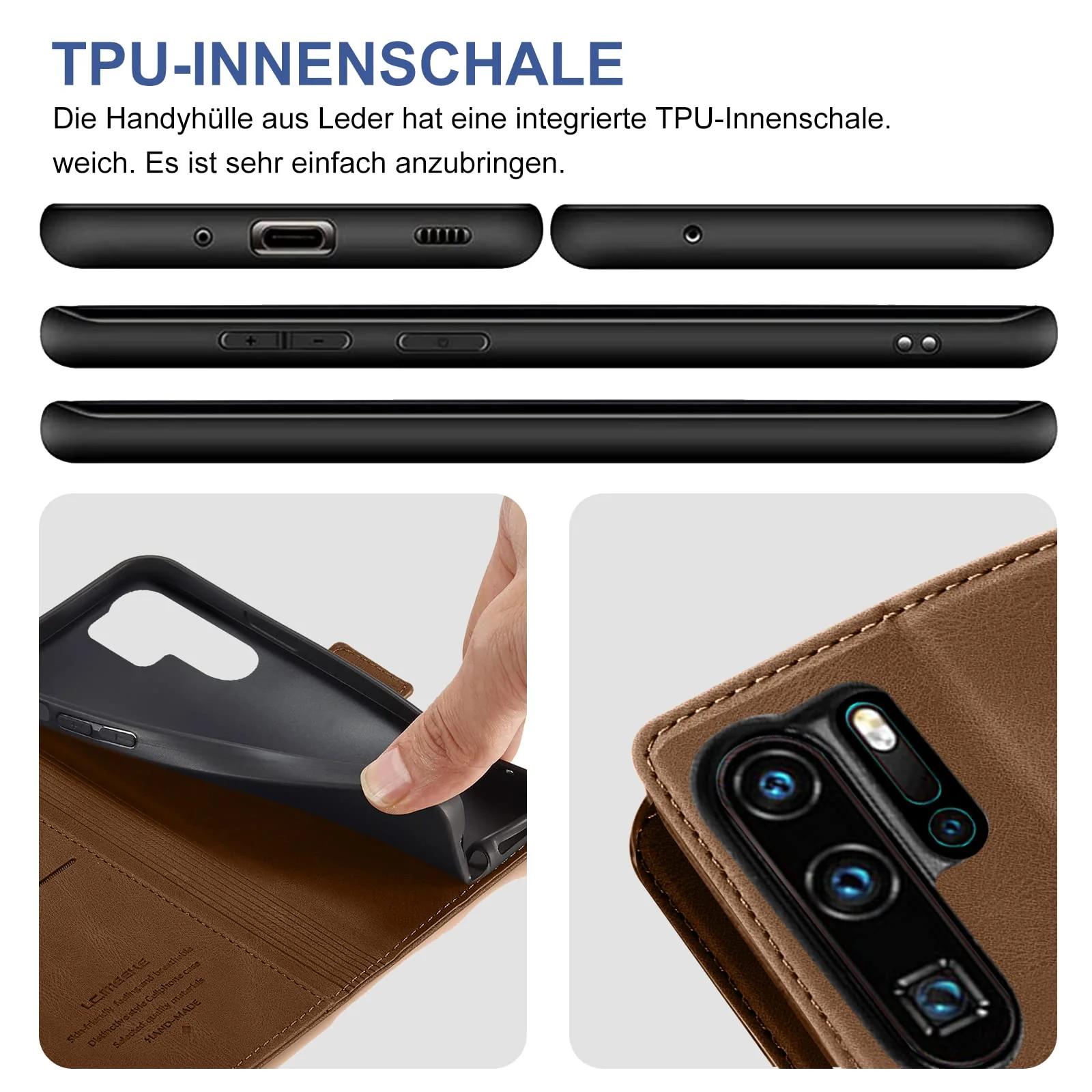 Giyer pehme PU-nahast kaitsekate Huawei P30 Pro jaoks – pilt 7