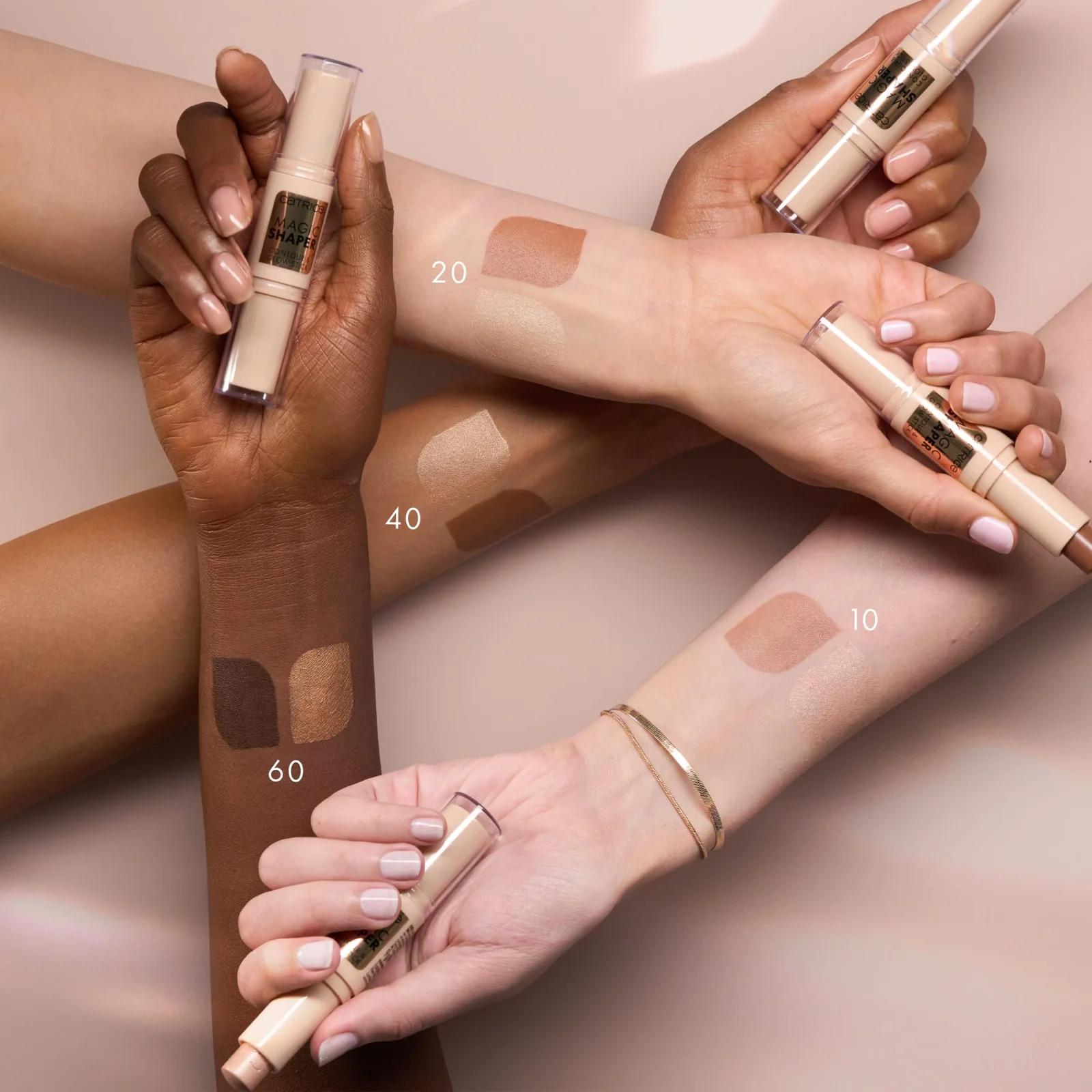 Catrice kreemjas konturstift ja glow — mitmeotstarbeline ilu – pakend ja tarvikud