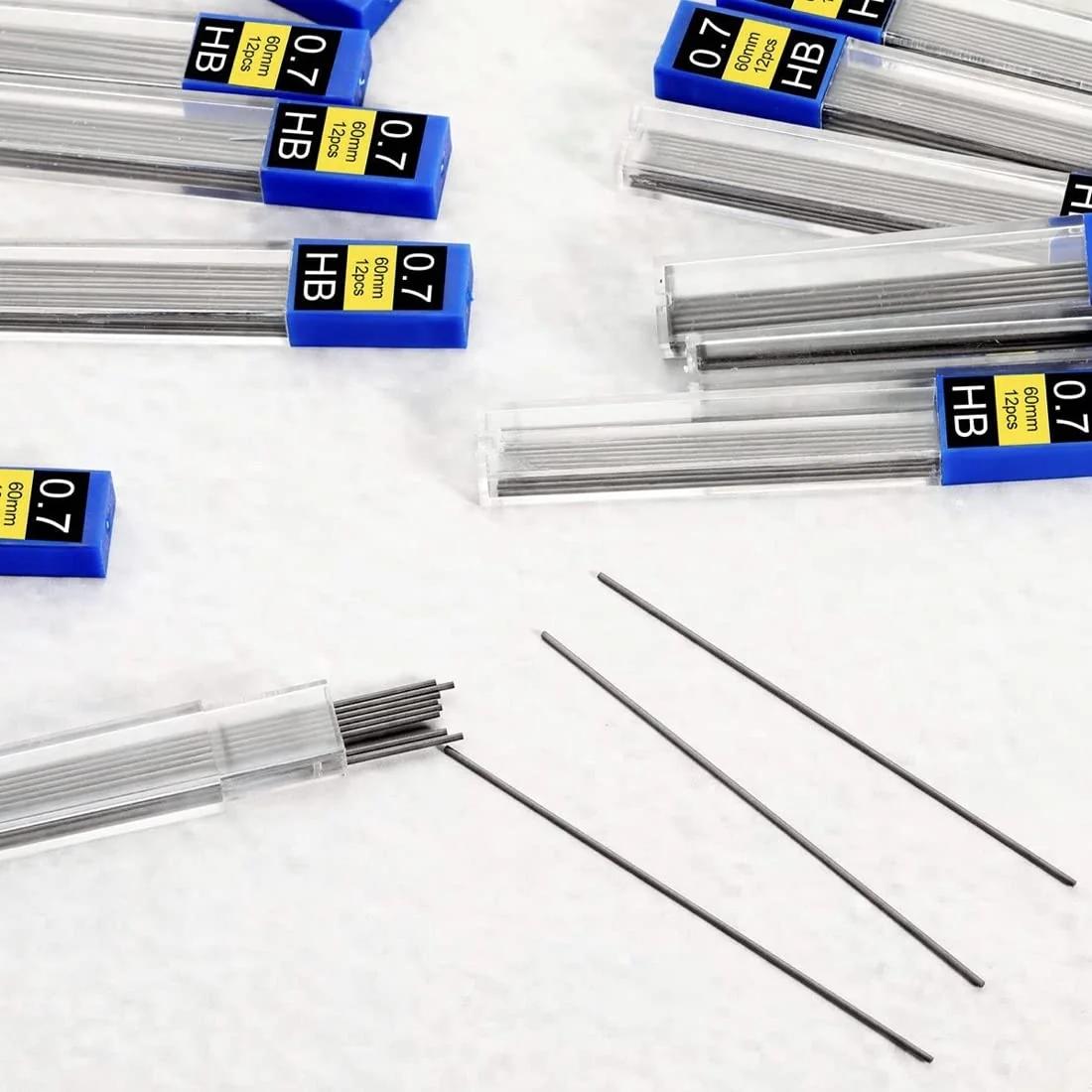 XPEX vastupidavad 0,7 mm grafiitminid — igapäevaseks – pakend ja tarvikud
