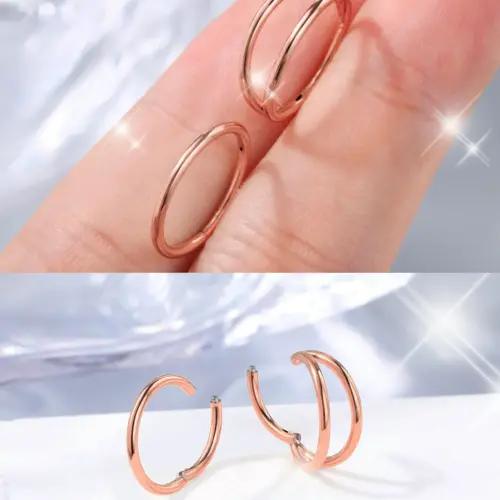 OUFER UK-HCA049-16G-Rosegold-12mm piercingud – detailne lähivaade