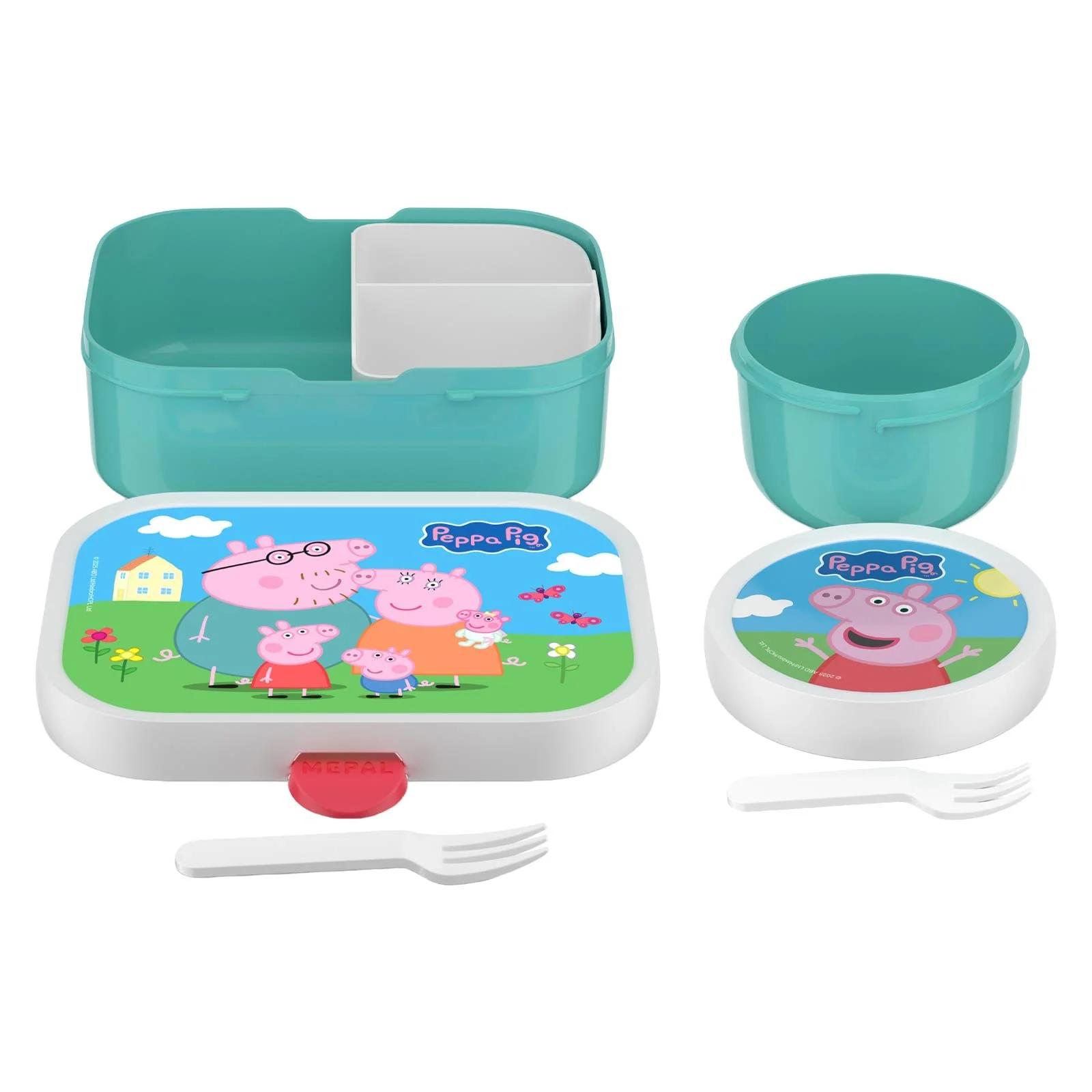 Mepal laste lõunakomplekt Peppa Pig – BPA-vaba ja vastupidav – detailne vaade