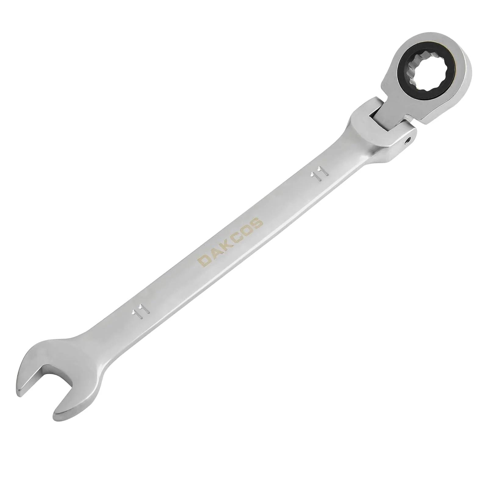 DAKCOS vastupidav kombivõti 11 mm — mattkroom, painduv