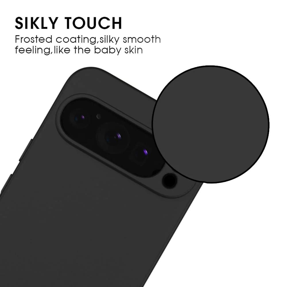 X-level õhuke kaitseümbris Google Pixel 9 Pro XL-ile — pehme TPU – kasutusnäide